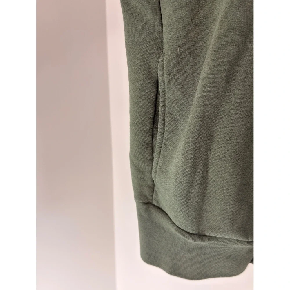 Gustin French Terry Bomber Green Men's Classic Minimalist Casual Basic Medium